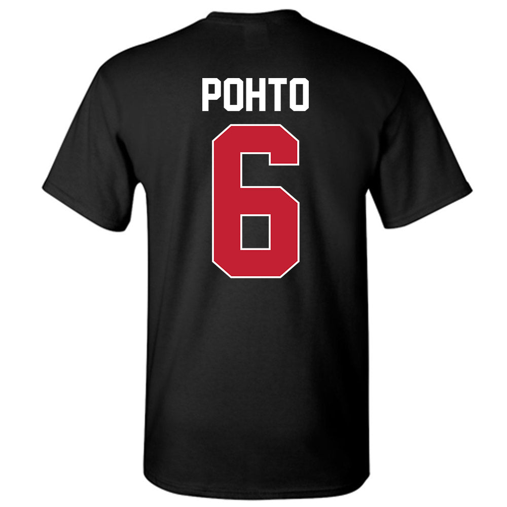 St. Johns - NCAA Men's Basketball : Casper Pohto - NCAA® March Madness® 2025 Shersey T-Shirt-1