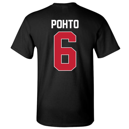 St. Johns - NCAA Men's Basketball : Casper Pohto - NCAA® March Madness® 2025 Shersey T-Shirt-1