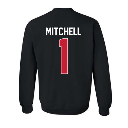 St. Johns - NCAA Men's Basketball : Dillon Mitchell - NCAA® March Madness® 2025 Shersey Crewneck Sweatshirt-1