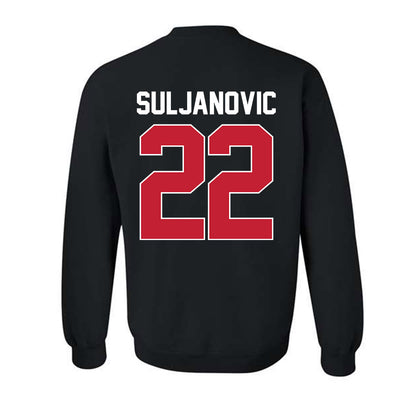 St. Johns - NCAA Men's Basketball : Imran Suljanovic - NCAA® March Madness® 2025 Shersey Crewneck Sweatshirt-1