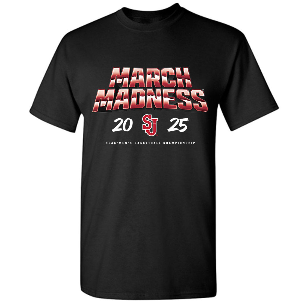 St. Johns - NCAA Men's Basketball : Oziyah Sellers - NCAA® March Madness® 2025 Shersey T-Shirt-0