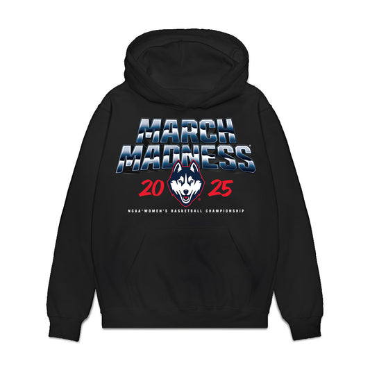UConn - NCAA Women's Basketball : - NCAA® March Madness® 2025 Team Premium Hooded Sweatshirt-0
