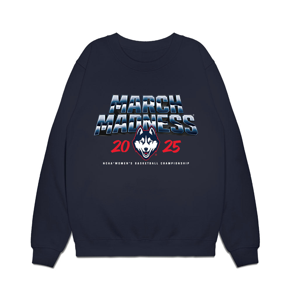 UConn - NCAA Women's Basketball : - NCAA® March Madness® 2025 Team Premium Crewneck Sweatshirt-0