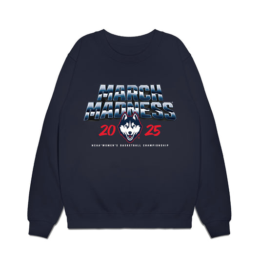 UConn - NCAA Women's Basketball : - NCAA® March Madness® 2025 Team Premium Crewneck Sweatshirt-0