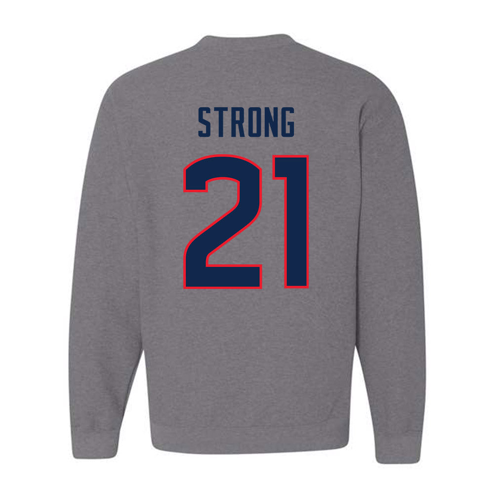 UConn - NCAA Women's Basketball : Sarah Strong - NCAA® March Madness® 2025 Shersey Crewneck Sweatshirt-1