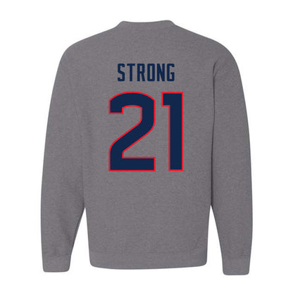 UConn - NCAA Women's Basketball : Sarah Strong - NCAA® March Madness® 2025 Shersey Crewneck Sweatshirt-1