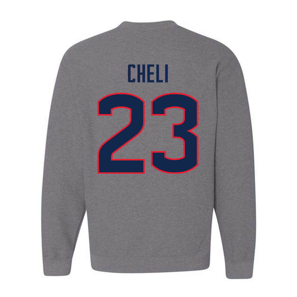 UConn - NCAA Women's Basketball : Morgan Cheli - NCAA® March Madness® 2025 Shersey Crewneck Sweatshirt-1