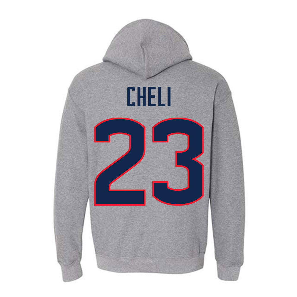 UConn - NCAA Women's Basketball : Morgan Cheli - NCAA® March Madness® 2025 Shersey Hooded Sweatshirt-1