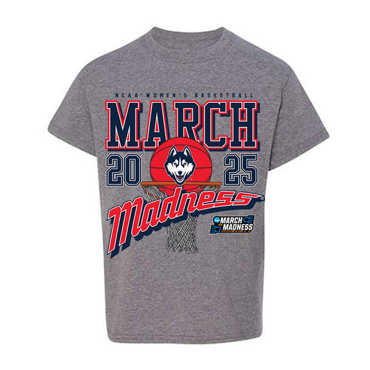 UConn - NCAA Women's Basketball : Azzi Fudd - NCAA® March Madness® 2025 Shersey Youth T-Shirt-0