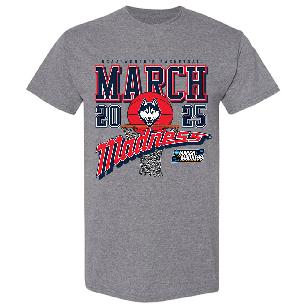 UConn - NCAA Women's Basketball : Ice Brady - NCAA® March Madness® 2025 Shersey T-Shirt-0