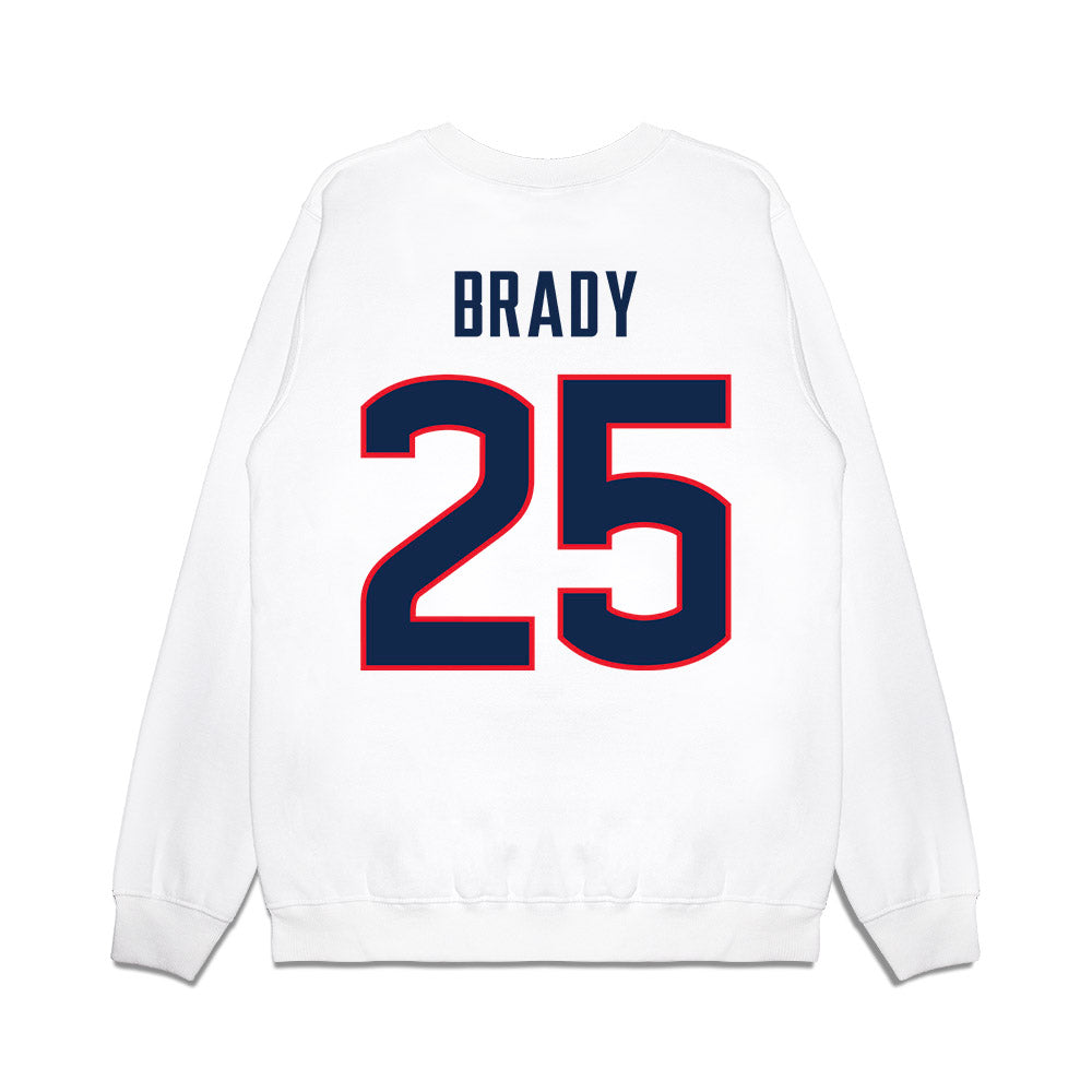 UConn - NCAA Women's Basketball : Ice Brady - NCAA® March Madness® 2025 Sweet Sixteen Premium Crewneck Sweatshirt-1