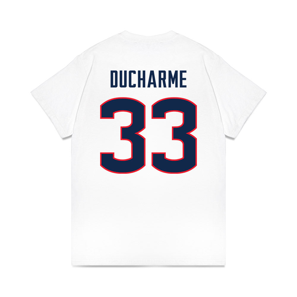 UConn - NCAA Women's Basketball : Caroline Ducharme - NCAA® March Madness® 2025 Sweet Sixteen Premium T-Shirt-1