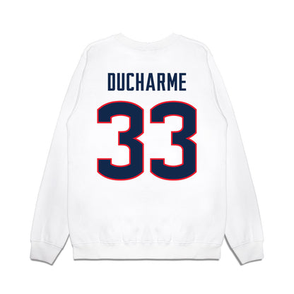 UConn - NCAA Women's Basketball : Caroline Ducharme - NCAA® March Madness® 2025 Sweet Sixteen Premium Crewneck Sweatshirt-1