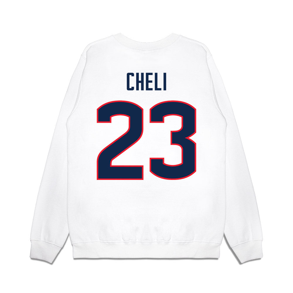 UConn - NCAA Women's Basketball : Morgan Cheli - NCAA® March Madness® 2025 Sweet Sixteen Premium Crewneck Sweatshirt-1
