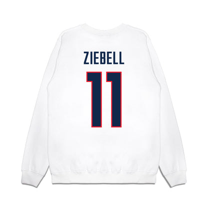UConn - NCAA Women's Basketball : Allie Ziebell - NCAA® March Madness® 2025 Sweet Sixteen Premium Crewneck Sweatshirt-1