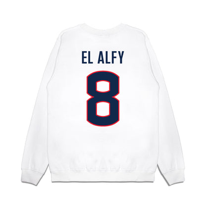 UConn - NCAA Women's Basketball : Jana El Alfy - NCAA® March Madness® 2025 Sweet Sixteen Premium Crewneck Sweatshirt-1