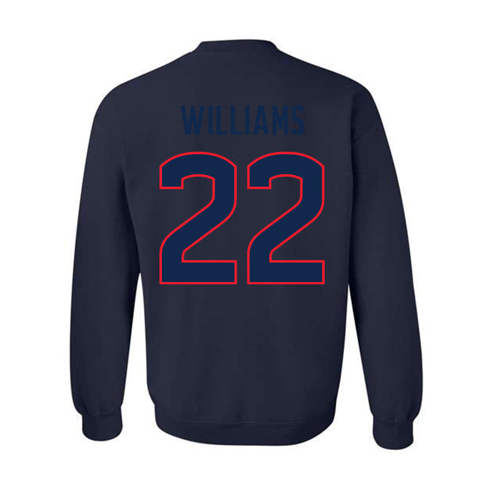 UConn - NCAA Women's Basketball : Serah Williams - NCAA® March Madness® 2025 Elite Eight Crewneck Sweatshirt-1