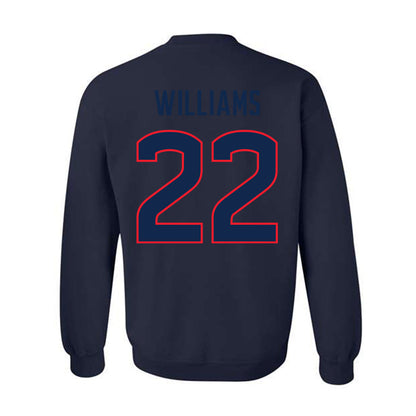 UConn - NCAA Women's Basketball : Serah Williams - NCAA® March Madness® 2025 Elite Eight Crewneck Sweatshirt-1