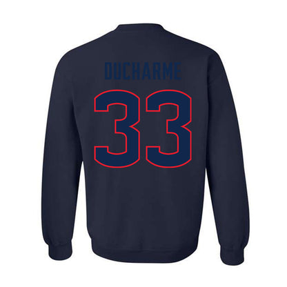 UConn - NCAA Women's Basketball : Caroline Ducharme - NCAA® March Madness® 2025 Shersey Crewneck Sweatshirt-1