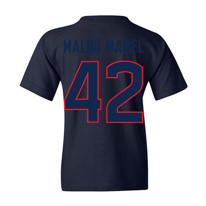 UConn - NCAA Women's Basketball : Gandy Malou-Mamel - NCAA® March Madness® 2025 Elite Eight Youth T-Shirt-1