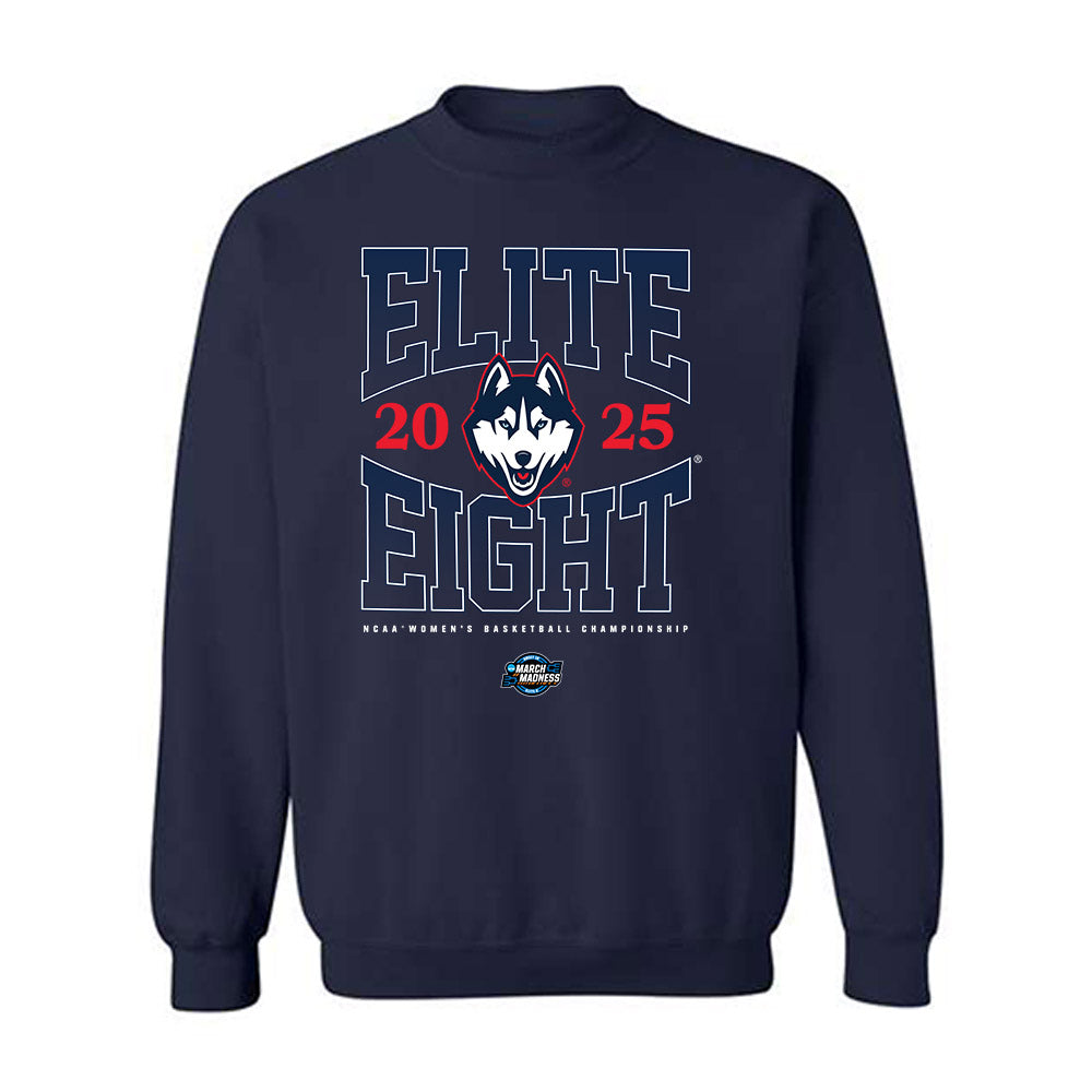UConn - NCAA Women's Basketball : Caroline Ducharme - NCAA® March Madness® 2025 Shersey Crewneck Sweatshirt-0