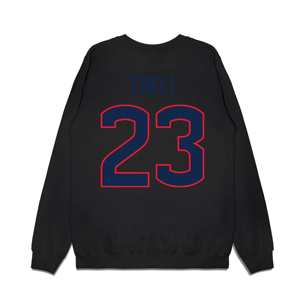UConn - NCAA Women's Basketball : Morgan Cheli - NCAA® March Madness® 2025 Final Four Premium Crewneck Sweatshirt-1