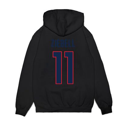 UConn - NCAA Women's Basketball : Allie Ziebell - NCAA® March Madness® 2025 Final Four Premium Hooded Sweatshirt-1