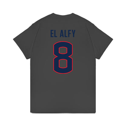 UConn - NCAA Women's Basketball : Jana El Alfy - NCAA® March Madness® 2025 Final Four Premium T-Shirt-1