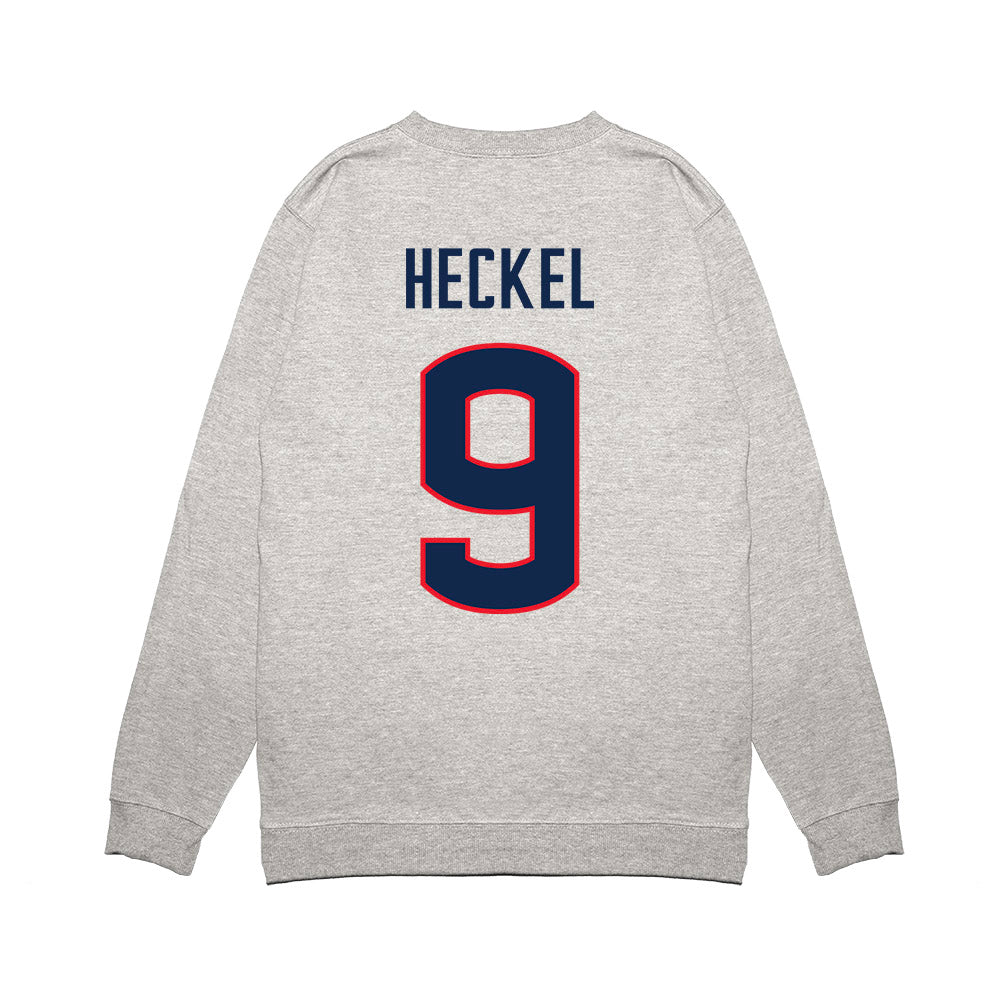 UConn - NCAA Women's Basketball : Kayleigh Heckel - NCAA® March Madness® 2025 Final Four Premium Crewneck Sweatshirt-1