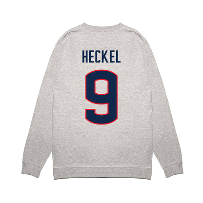 UConn - NCAA Women's Basketball : Kayleigh Heckel - NCAA® March Madness® 2025 Final Four Premium Crewneck Sweatshirt-1