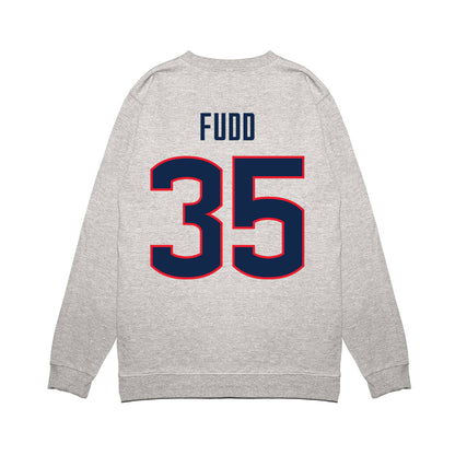 UConn - NCAA Women's Basketball : Azzi Fudd - NCAA® March Madness® 2025 Final Four Premium Crewneck Sweatshirt-1