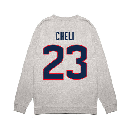 UConn - NCAA Women's Basketball : Morgan Cheli - NCAA® March Madness® 2025 Final Four Premium Crewneck Sweatshirt-1