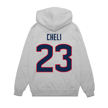 UConn - NCAA Women's Basketball : Morgan Cheli - NCAA® March Madness® 2025 Final Four Premium Hooded Sweatshirt-1