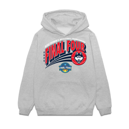 UConn - NCAA Women's Basketball : Morgan Cheli - NCAA® March Madness® 2025 Final Four Premium Hooded Sweatshirt-0