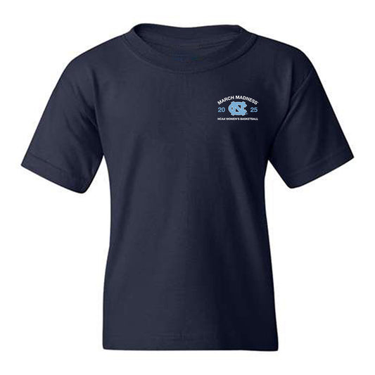 UNC - NCAA Women's Basketball : - NCAA® March Madness® 2025 Roster Youth T-Shirt-0