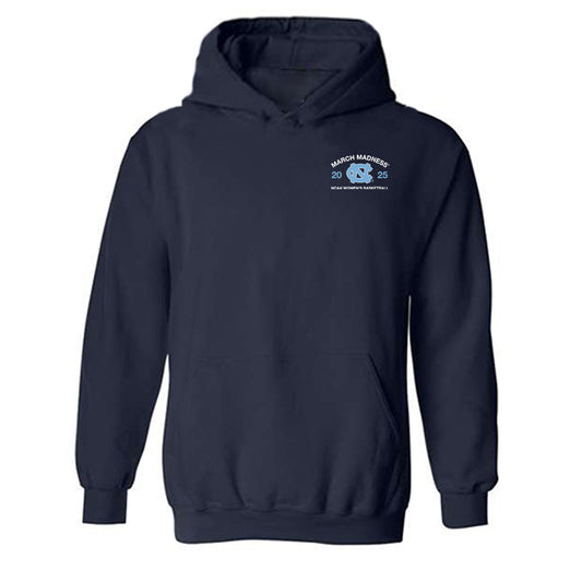 UNC - NCAA Women's Basketball : - NCAA® March Madness® 2025 Roster Hooded Sweatshirt-0