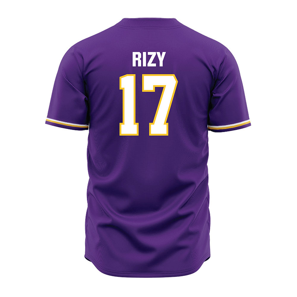 LSU - NCAA Baseball : Mavrick Rizy - Purple Jersey-3