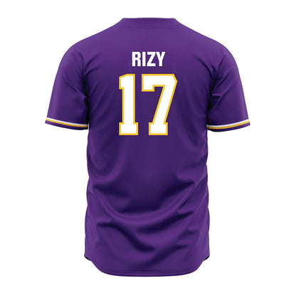 LSU - NCAA Baseball : Mavrick Rizy - Purple Jersey-3