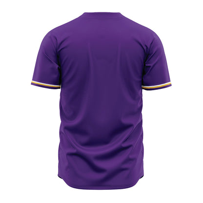 LSU - NCAA Baseball : Ethan Plog - Purple Jersey-2
