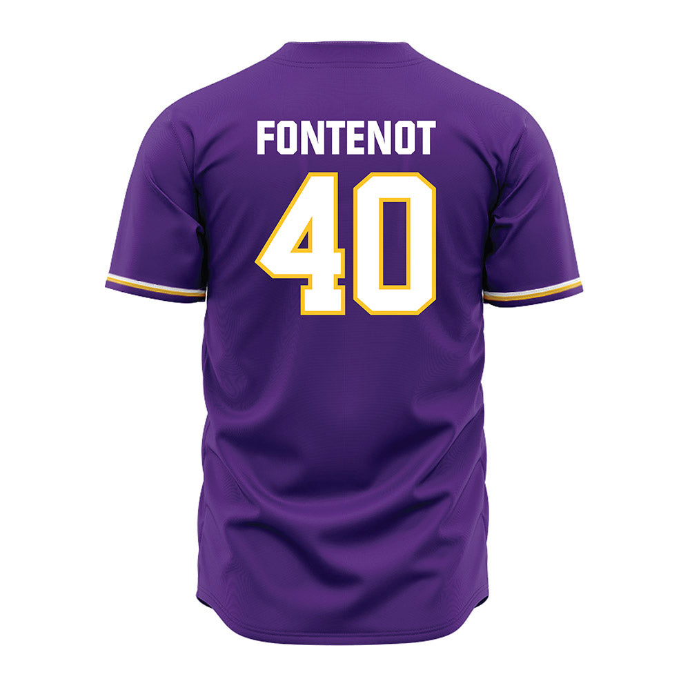 LSU - NCAA Baseball : Grant Fontenot - Purple Jersey-3