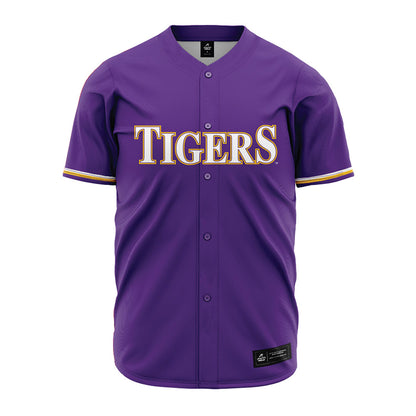 LSU - NCAA Baseball : Mavrick Rizy - Purple Jersey-0