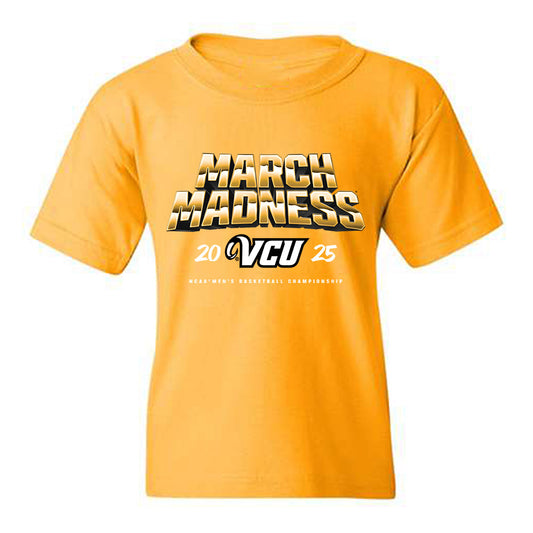VCU - NCAA Men's Basketball : Tyrell Ward - NCAA® March Madness® 2025 Shersey Youth T-Shirt-0