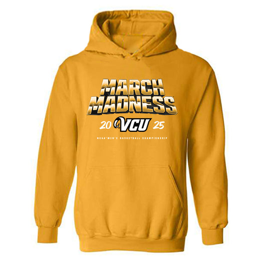 VCU - NCAA Men's Basketball : Nyk Lewis - NCAA® March Madness® 2025 Shersey Hooded Sweatshirt-0