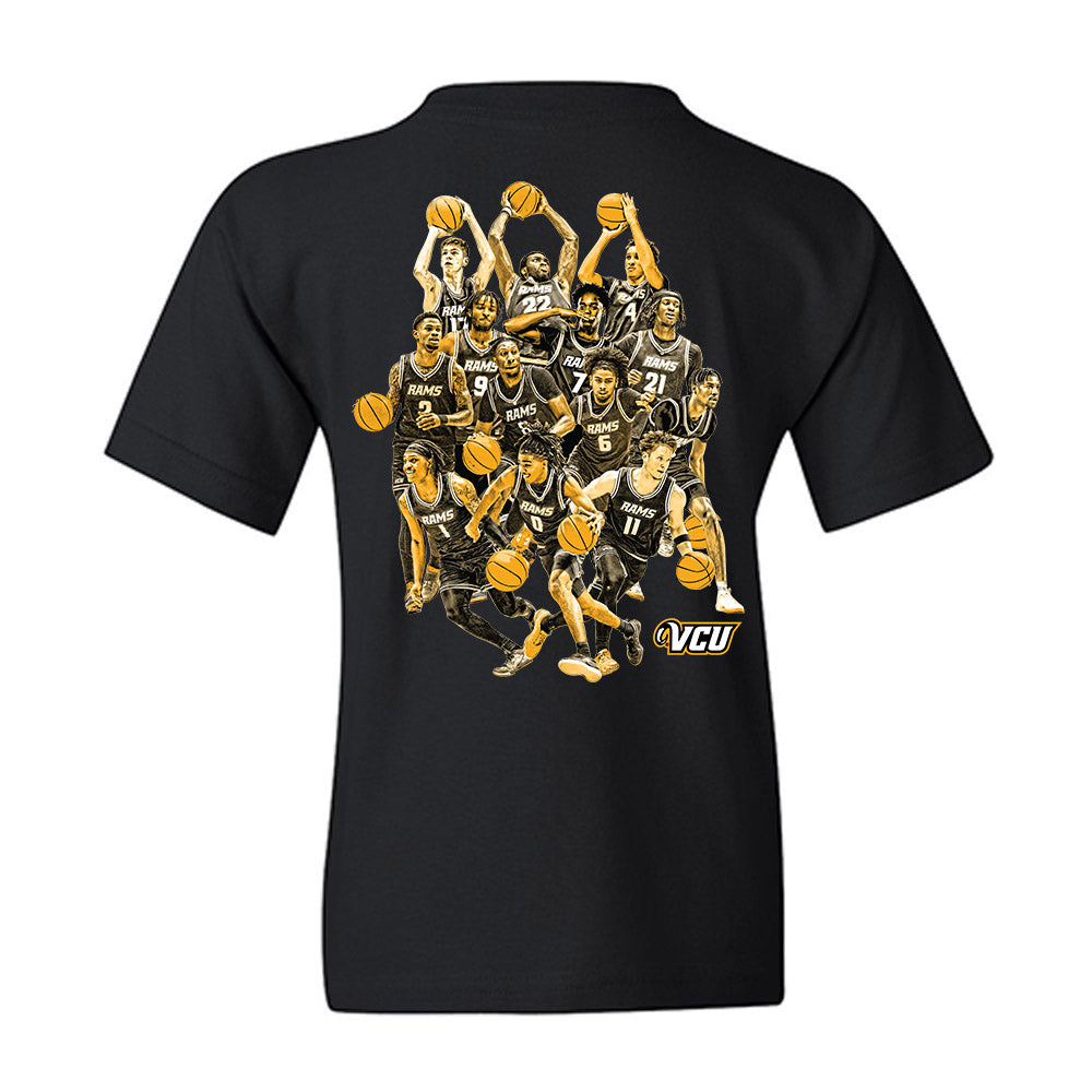 VCU - NCAA Men's Basketball : NCAA® March Madness® 2025 Team Youth T-Shirt-1