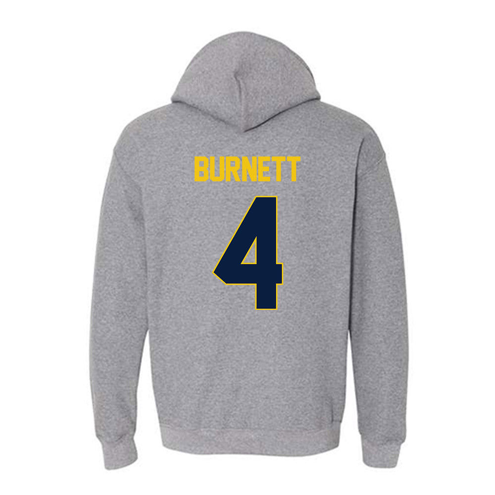 Michigan - NCAA Men's Basketball : Nimari Burnett - NCAA® March Madness® 2025 Shersey Hooded Sweatshirt-1