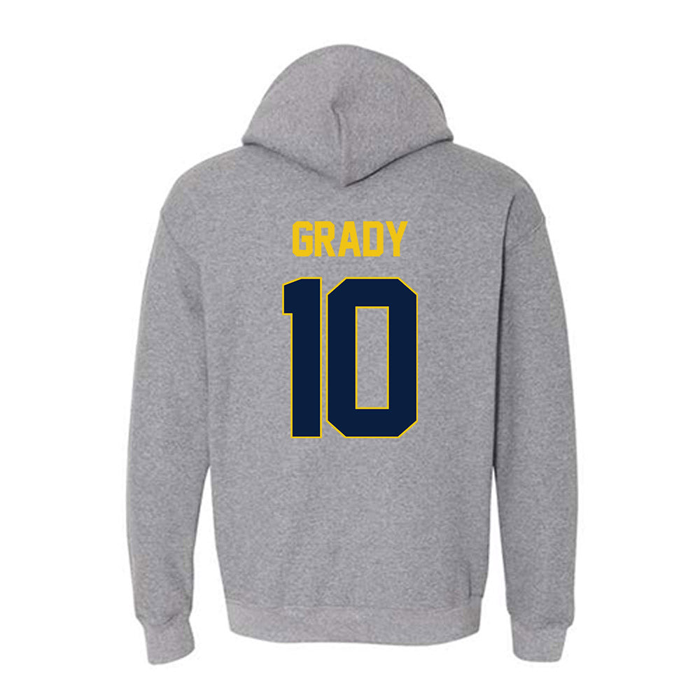 Michigan - NCAA Men's Basketball : Winters Grady - NCAA® March Madness® 2025 Shersey Hooded Sweatshirt-1