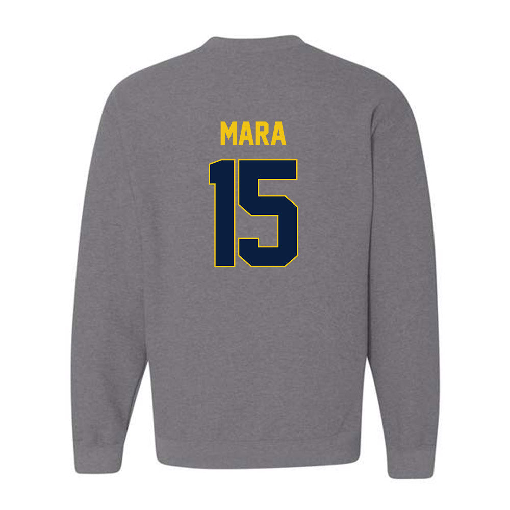 Michigan - NCAA Men's Basketball : Aday Mara - NCAA® March Madness® 2025 Shersey Crewneck Sweatshirt-1