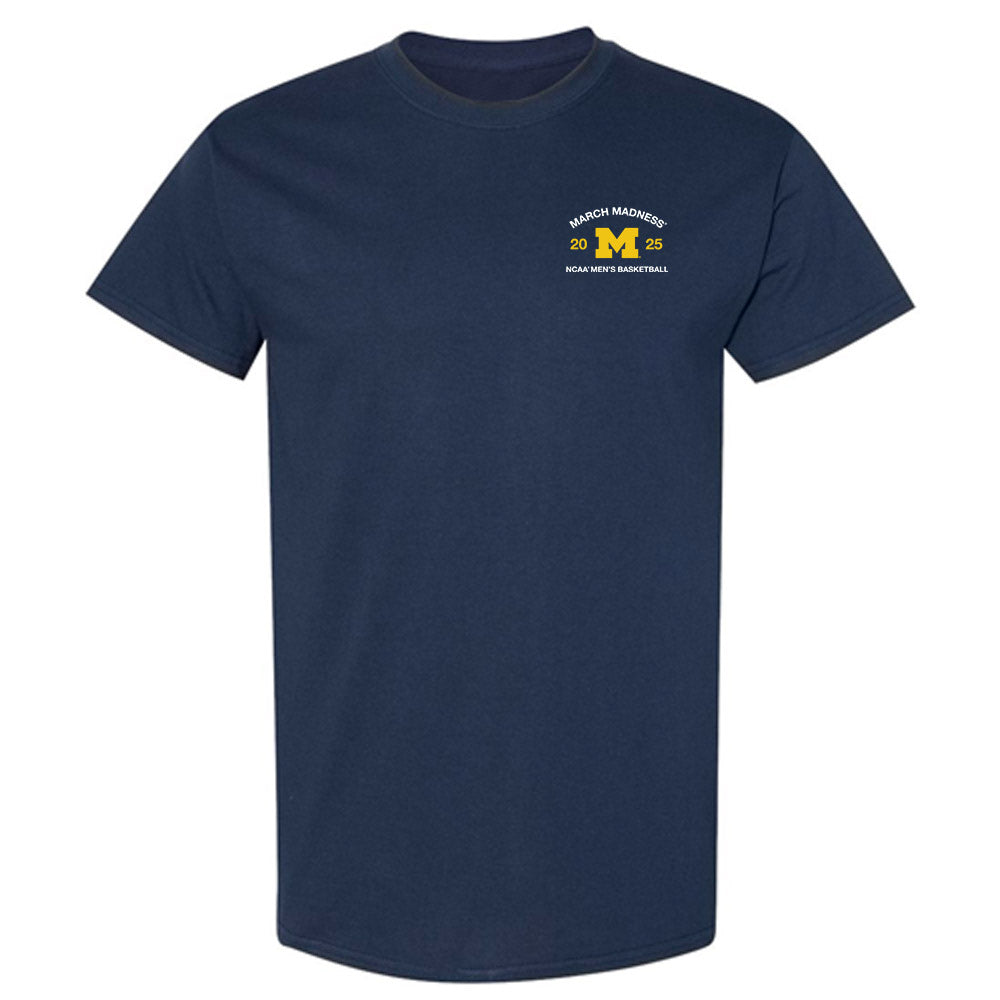 Michigan - NCAA Men's Basketball : NCAA® March Madness® 2025 Roster T-Shirt-0