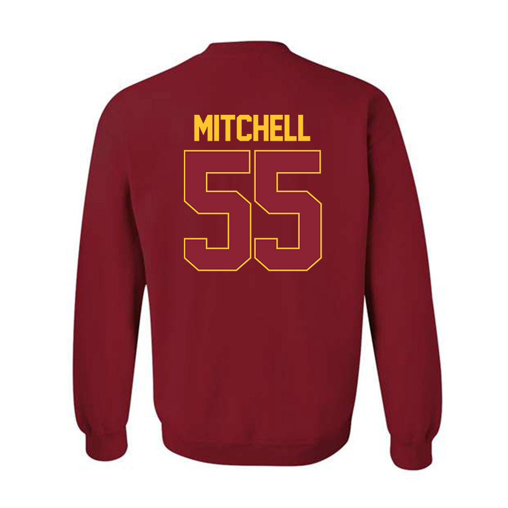 Iowa State - NCAA Men's Basketball : Xzavion Mitchell - NCAA® March Madness® 2025 Shersey Crewneck Sweatshirt-1