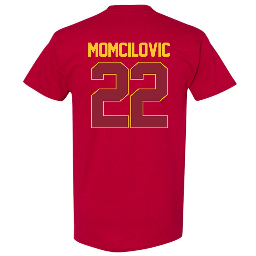 Iowa State - NCAA Men's Basketball : Milan Momcilovic - NCAA® March Madness® 2025 Shersey T-Shirt-1